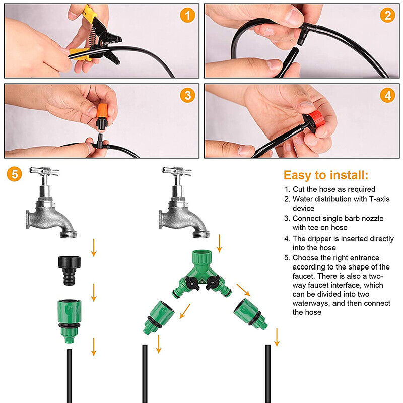 Auto Drip Irrigation System Kit