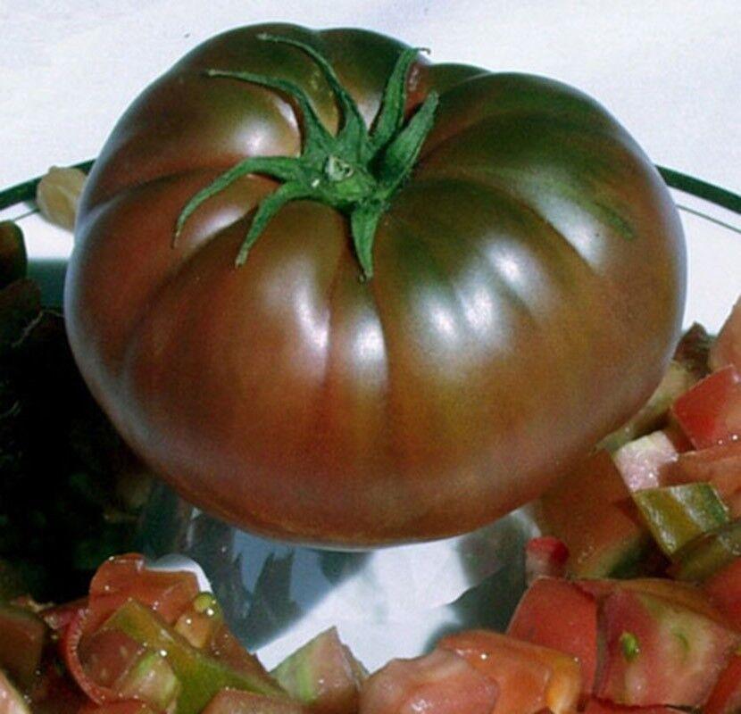 125 Black Krim Tomato Seeds - NON-GMO - Rare Heirloom - Seed World