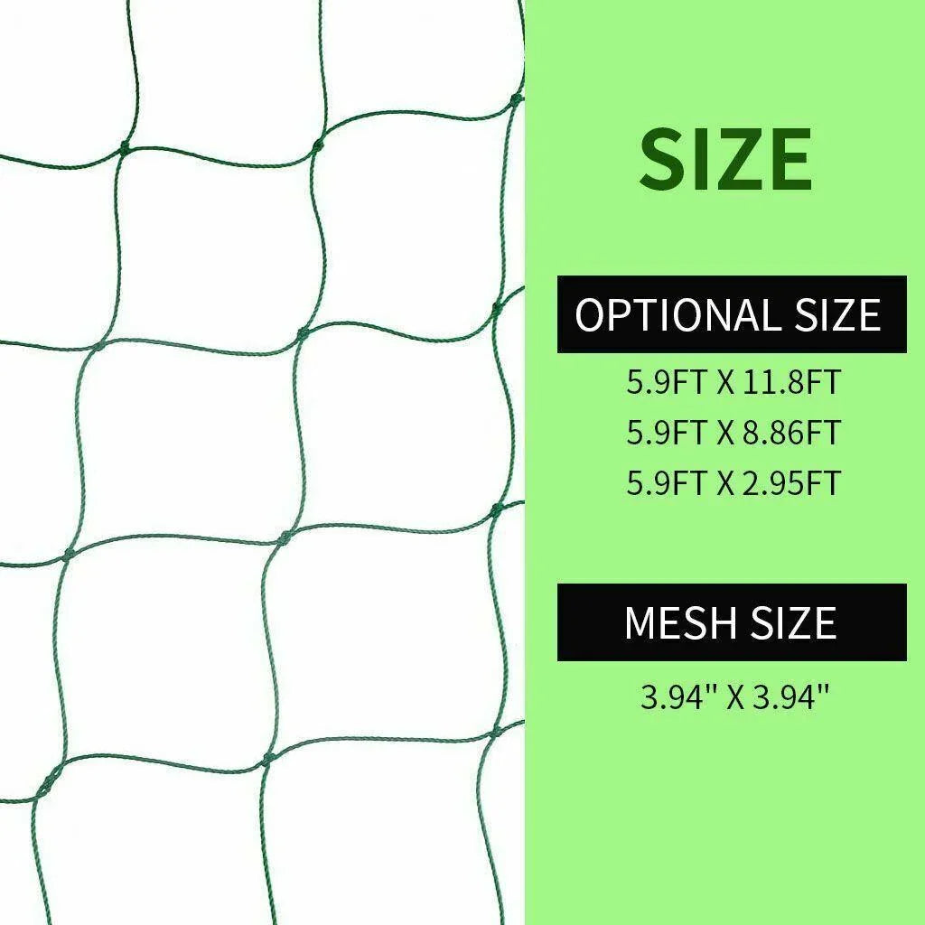 2 Pack Garden Plant Climbing Net Trellis Netting Mesh Support Fruits Vine Veggie - Seed World