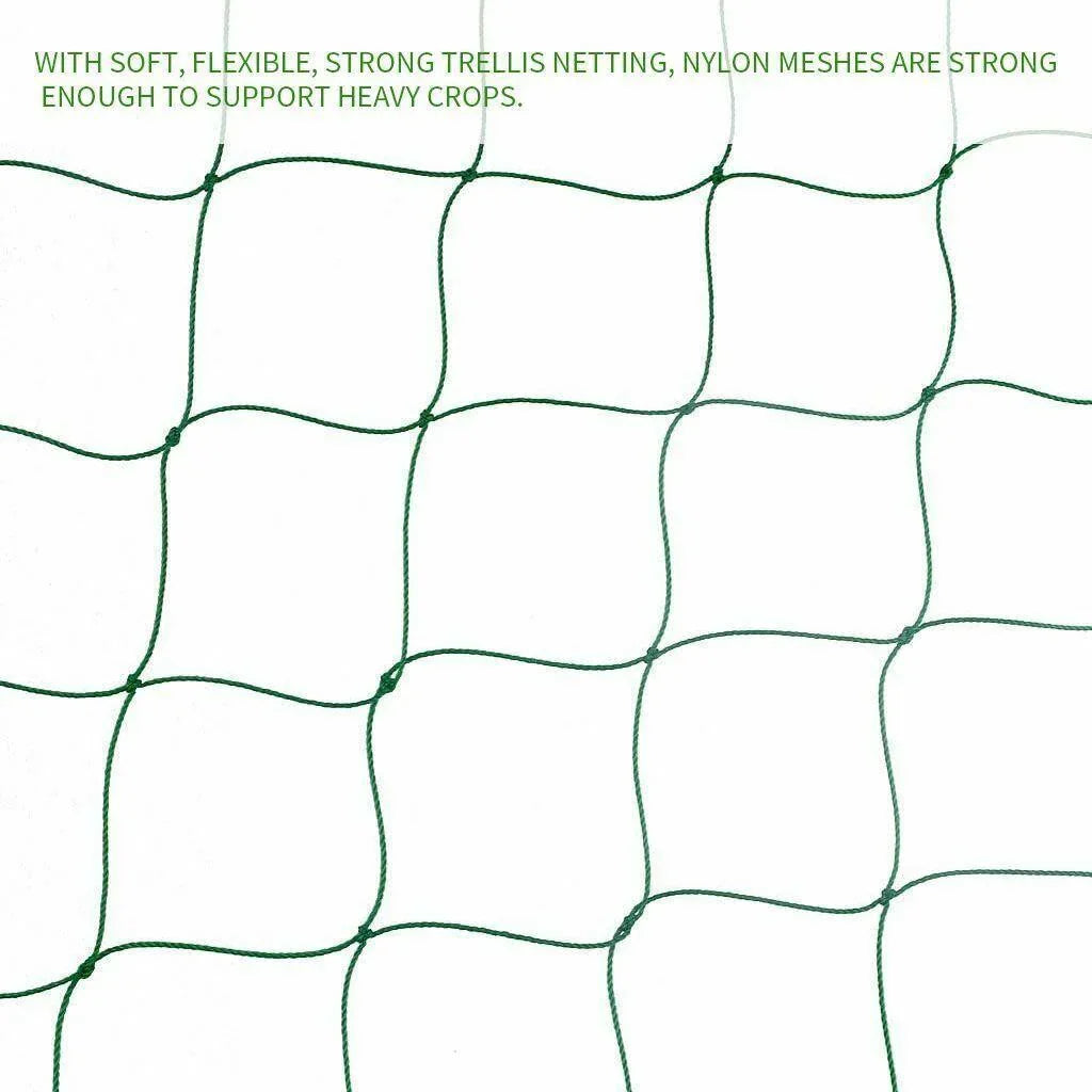 2 Pack Garden Plant Climbing Net Trellis Netting Mesh Support Fruits Vine Veggie - Seed World