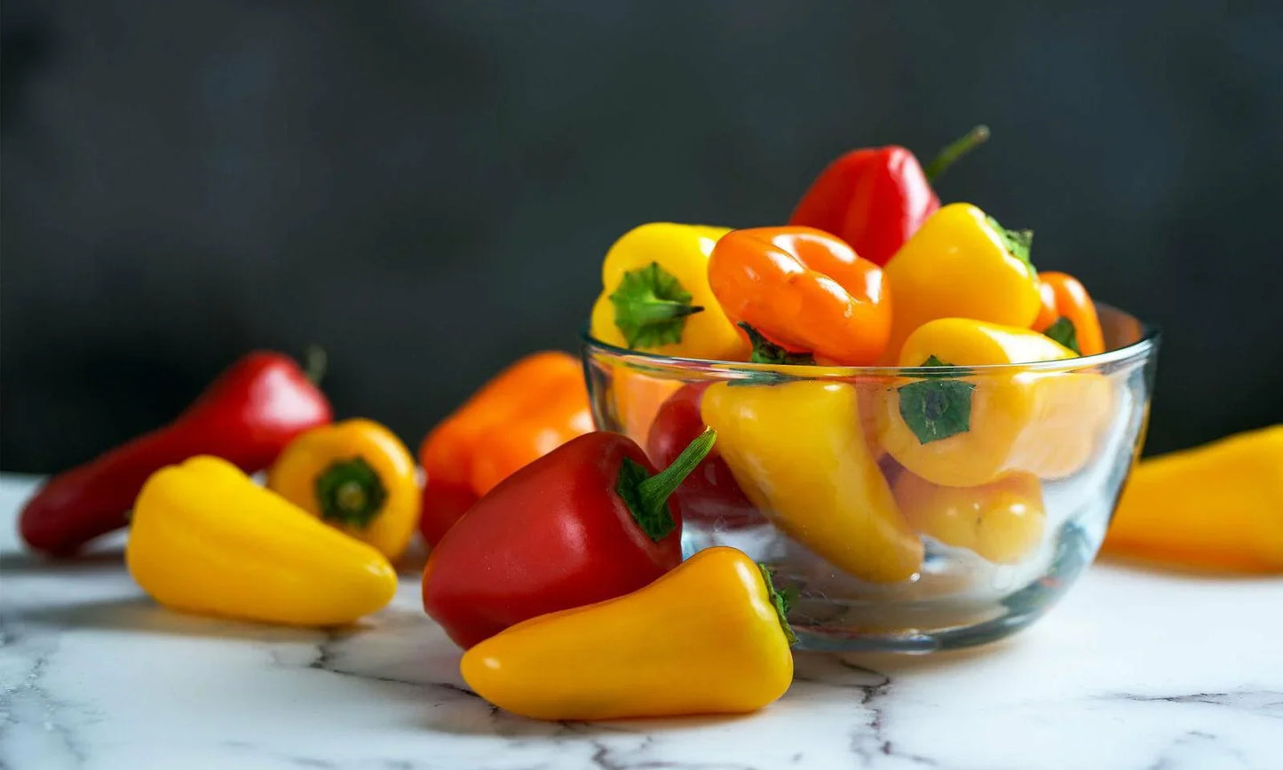 20 Sweet Mini Bell Pepper Seeds - Seed World