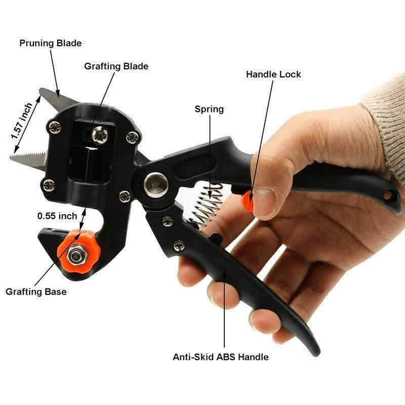 Garden Tree Grafting Pruning Shears Snip Cutting Tool Kit - Seed World