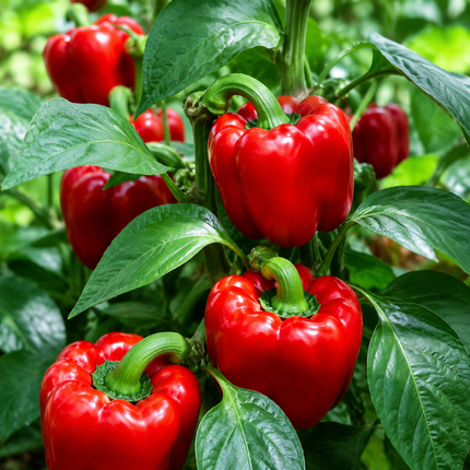 150 Yolo Wonder Sweet Red Bell Pepper Seeds