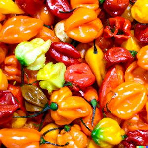 20 Habanero Pepper Rainbow Mix Seeds