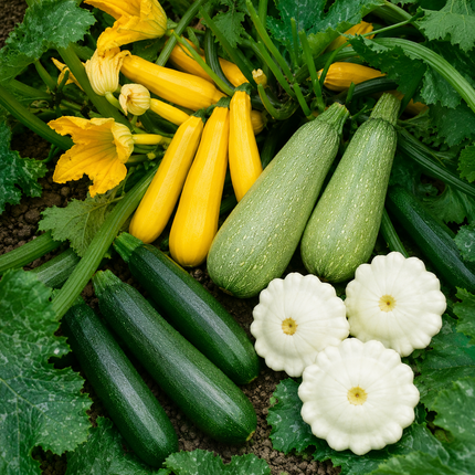 5 Species Mix Summer Squash Seeds