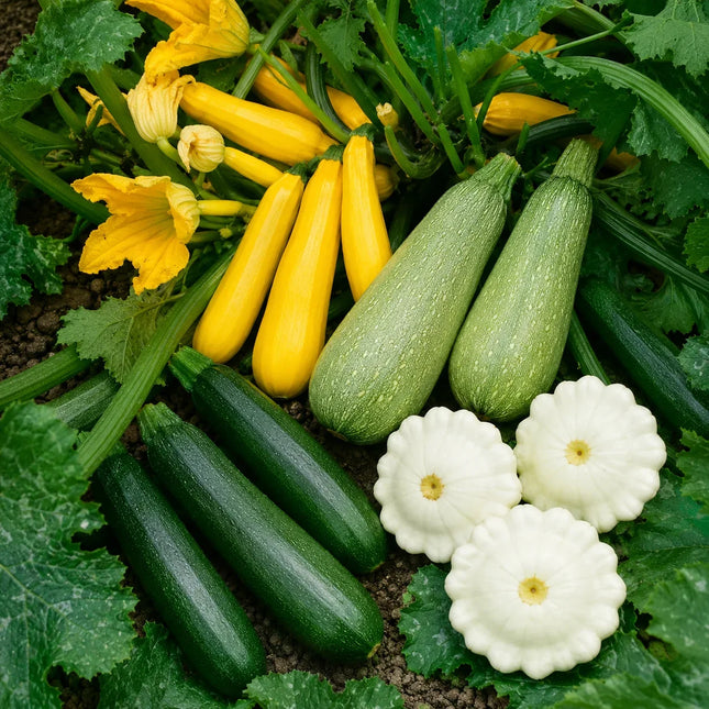 5 Species Mix Summer Squash Seeds