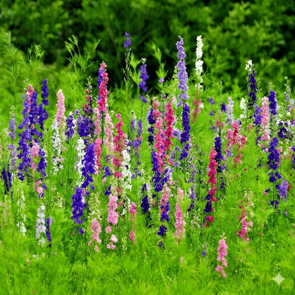 600 Larkspur Rocket Imperial Mix Seeds