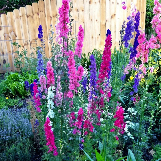 600 Larkspur Rocket Imperial Mix Seeds