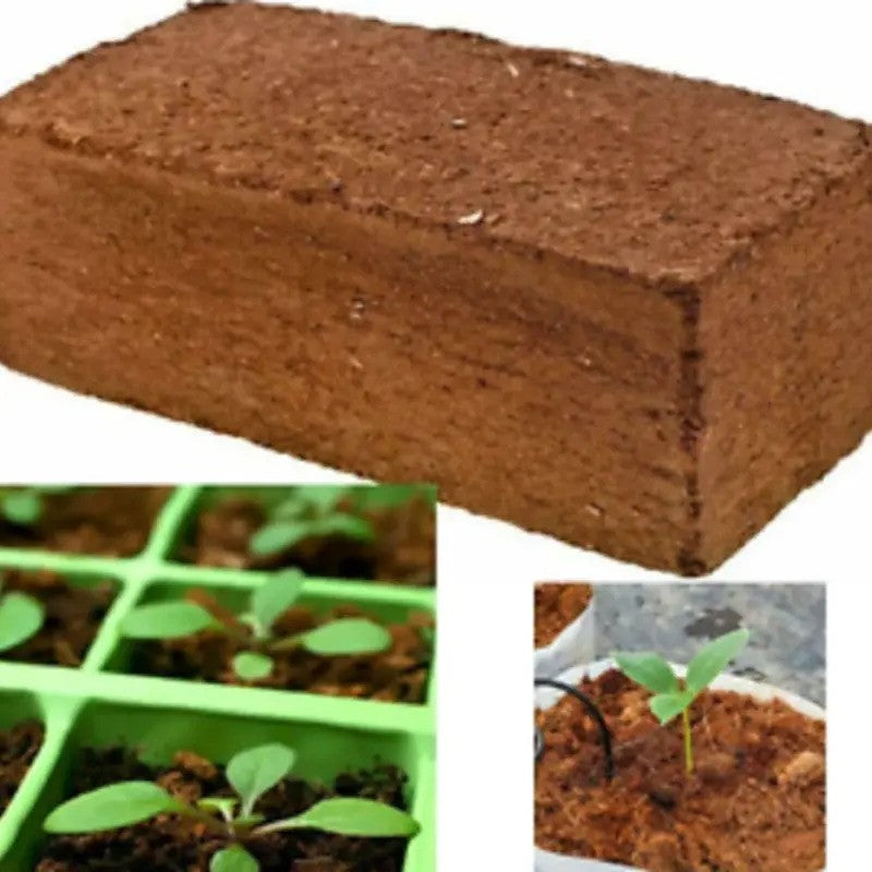 Organic Coco Coir Bricks – Coconut Fiber Growing Medium & Pet Bedding