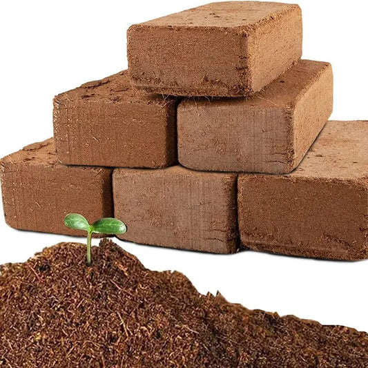 Organic Coco Coir Bricks – Coconut Fiber Growing Medium & Pet Bedding