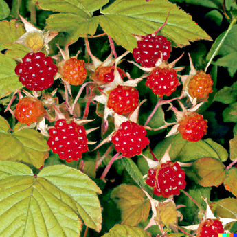 100 Thimbleberry Seeds (Rubus Parviflorus) Seeds