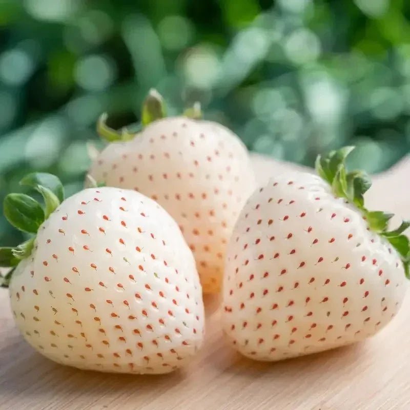 100 White Soul Strawberry - Fragaria Vesca Seeds