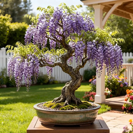 10 Wisteria Flower Seeds – Wisteria Vine | Fragrant Cascading Purple Blooms