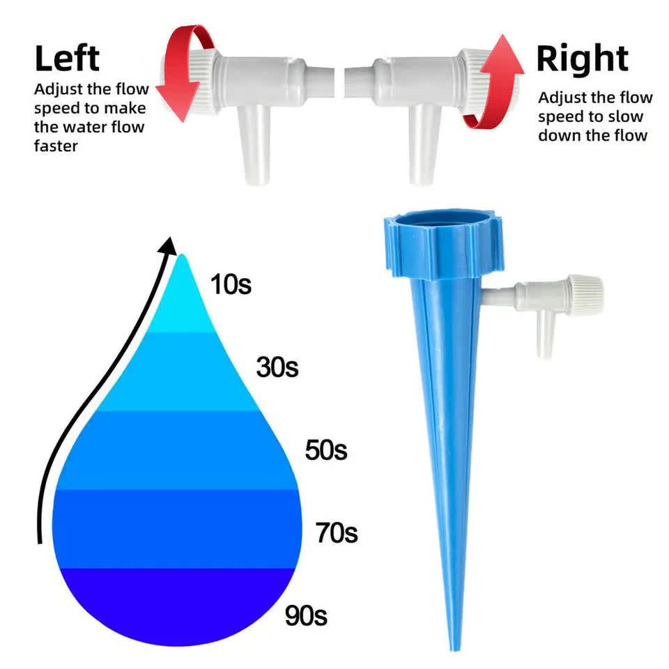 PlantMate™ - Automatic Drip Self-Watering Spikes - 12 Packs