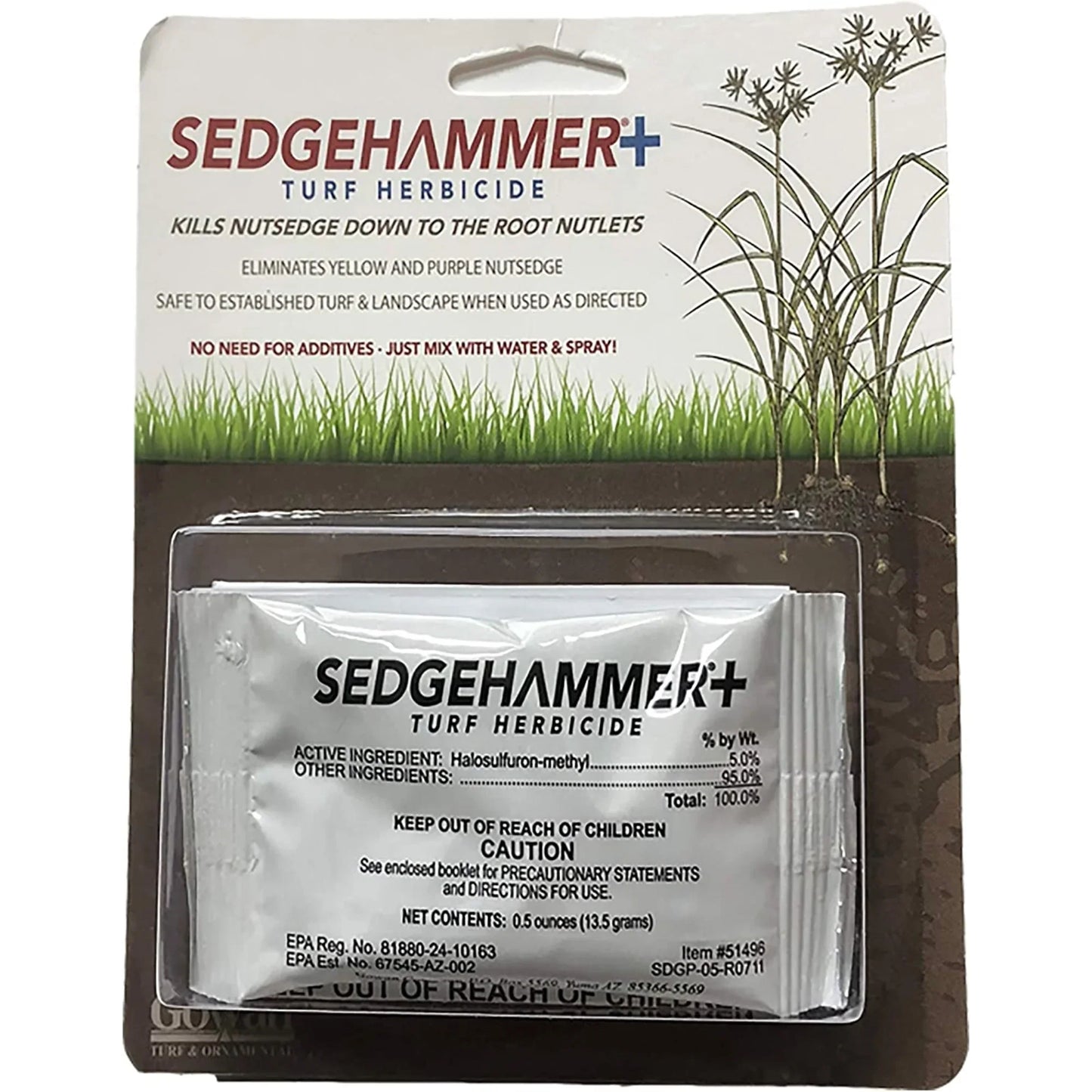 SedgeHammer Plus Turf Herbicide Concentrate (13.5g) - Seed World