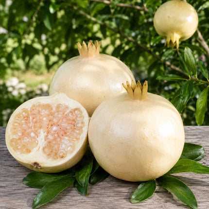 25 Punica Granatum White Pomegranate Seeds