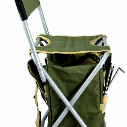 10 Pieces Gardening Tool Set with Detachable Tote and Folding Stool Seat - Seed World