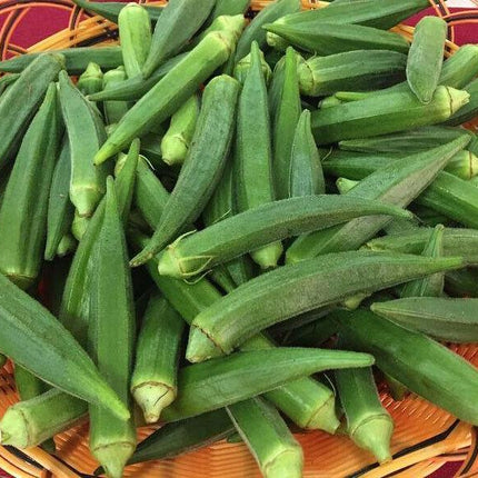 100 Green Emerald Okra Seeds - Seed World