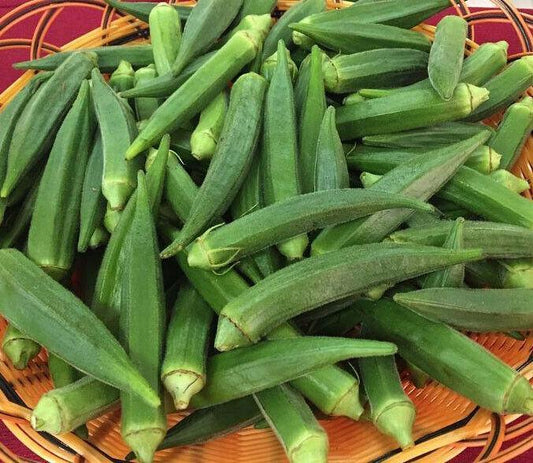 100 Green Emerald Okra Seeds - Seed World