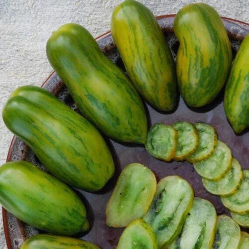 30 Green Sausage Heirloom Tomato Seeds - Seed World
