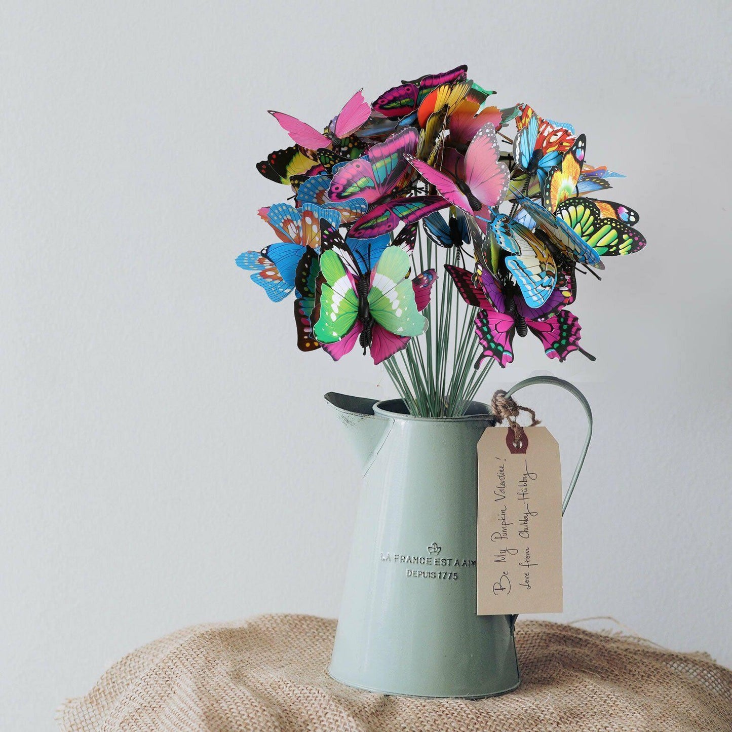 Butterfly Stakes Outdoor Garden Ornaments Decoration Art - Seed World