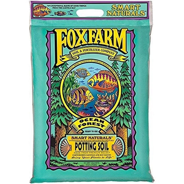 FoxFarm (#FX14053) Ocean Forest Potting Soil | 12-Quart (Pack of 1) - Seed World
