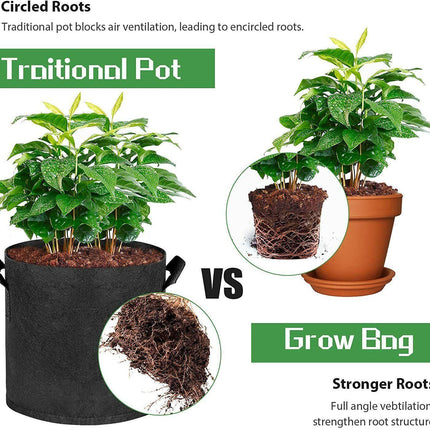 Garden Grow Bags | 6 Pieces - Seed World