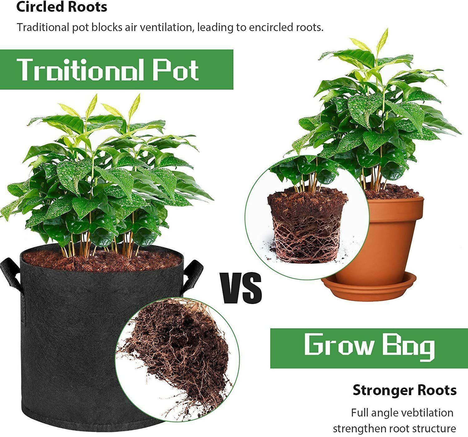 Garden Grow Bags | 6 Pieces - Seed World