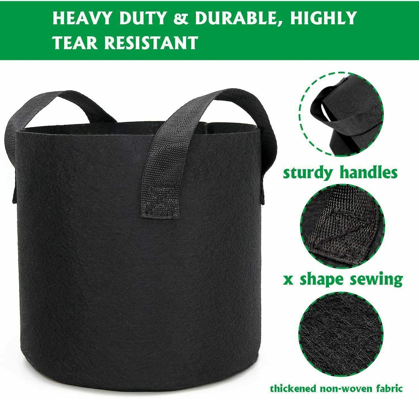 Garden Grow Bags | 6 Pieces - Seed World