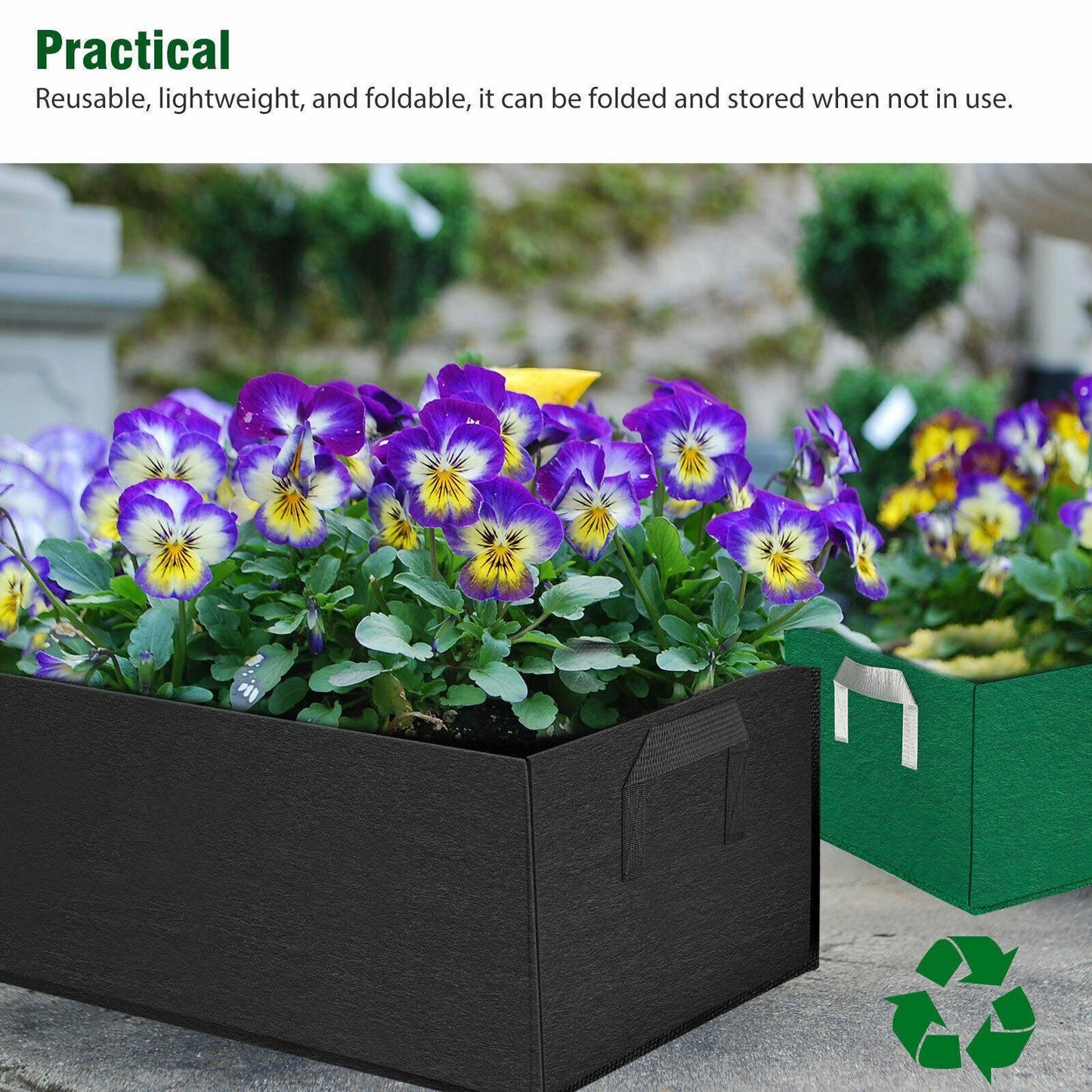 Garden Planting Grow Bag Fabric Container - Seed World