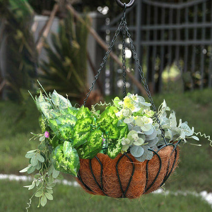 Round Hanging Basket Coco Liner Coconut Fiber Replacement - Seed World