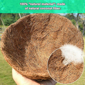 Round Hanging Basket Coco Liner Coconut Fiber Replacement - Seed World