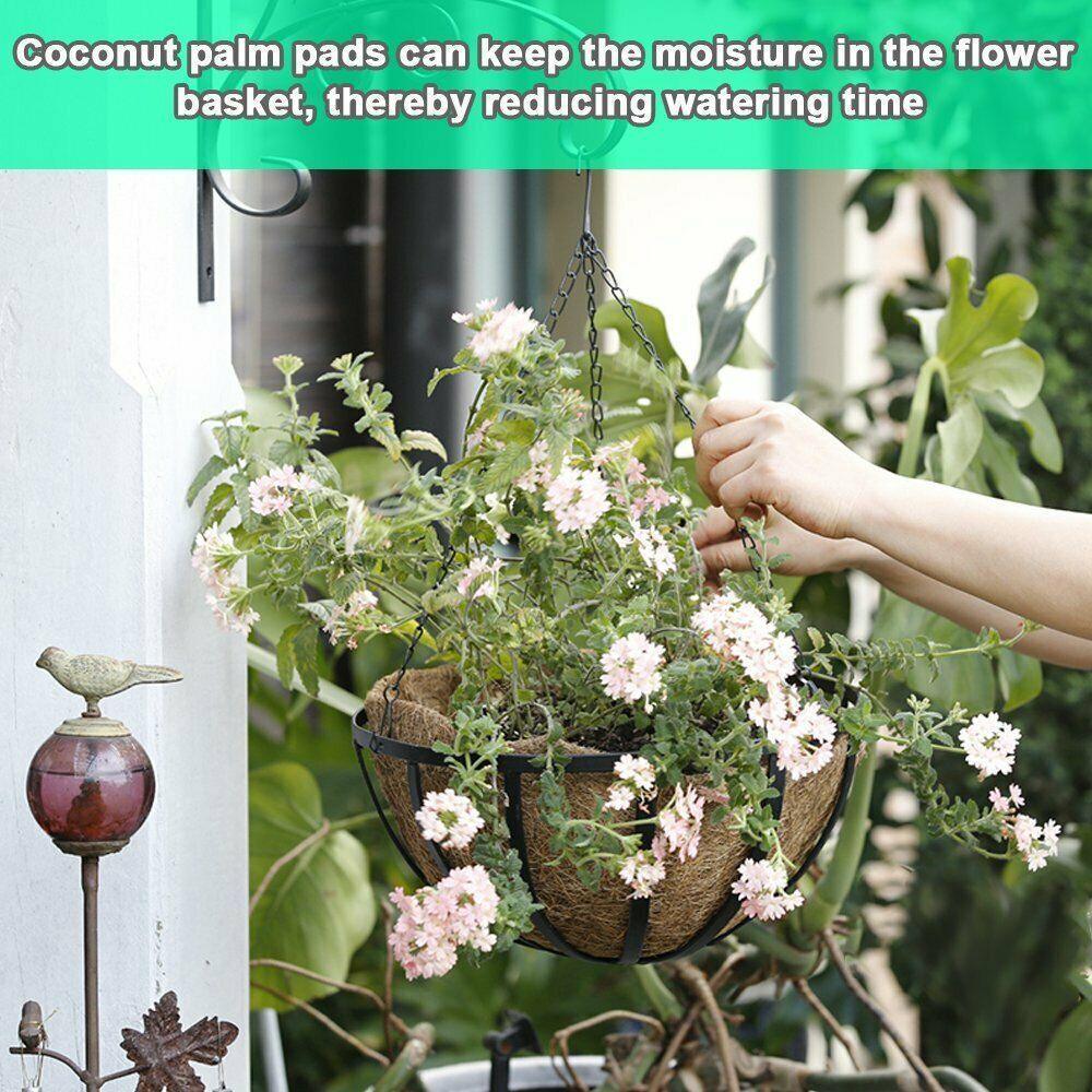 Round Hanging Basket Coco Liner Coconut Fiber Replacement - Seed World