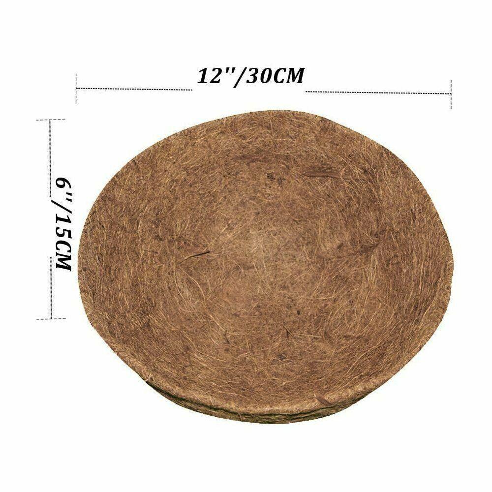 Round Hanging Basket Coco Liner Coconut Fiber Replacement - Seed World