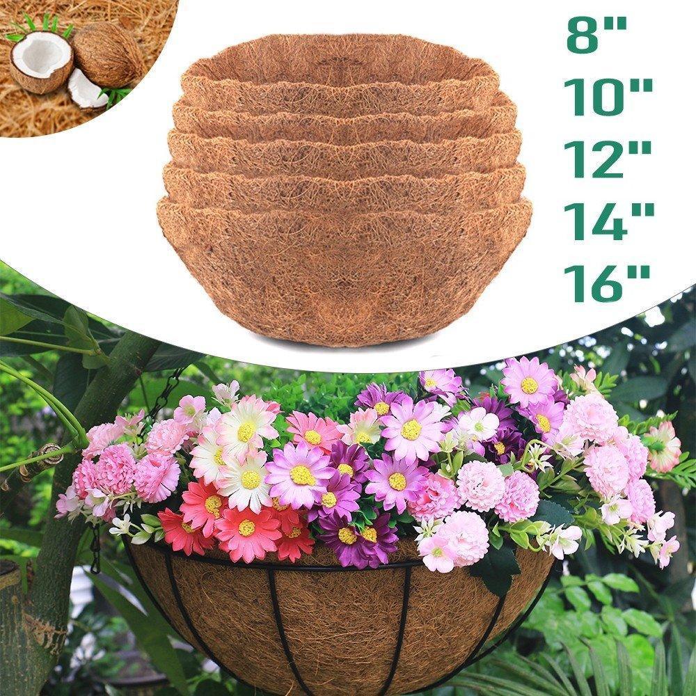 Round Hanging Basket Coco Liner Coconut Fiber Replacement - Seed World